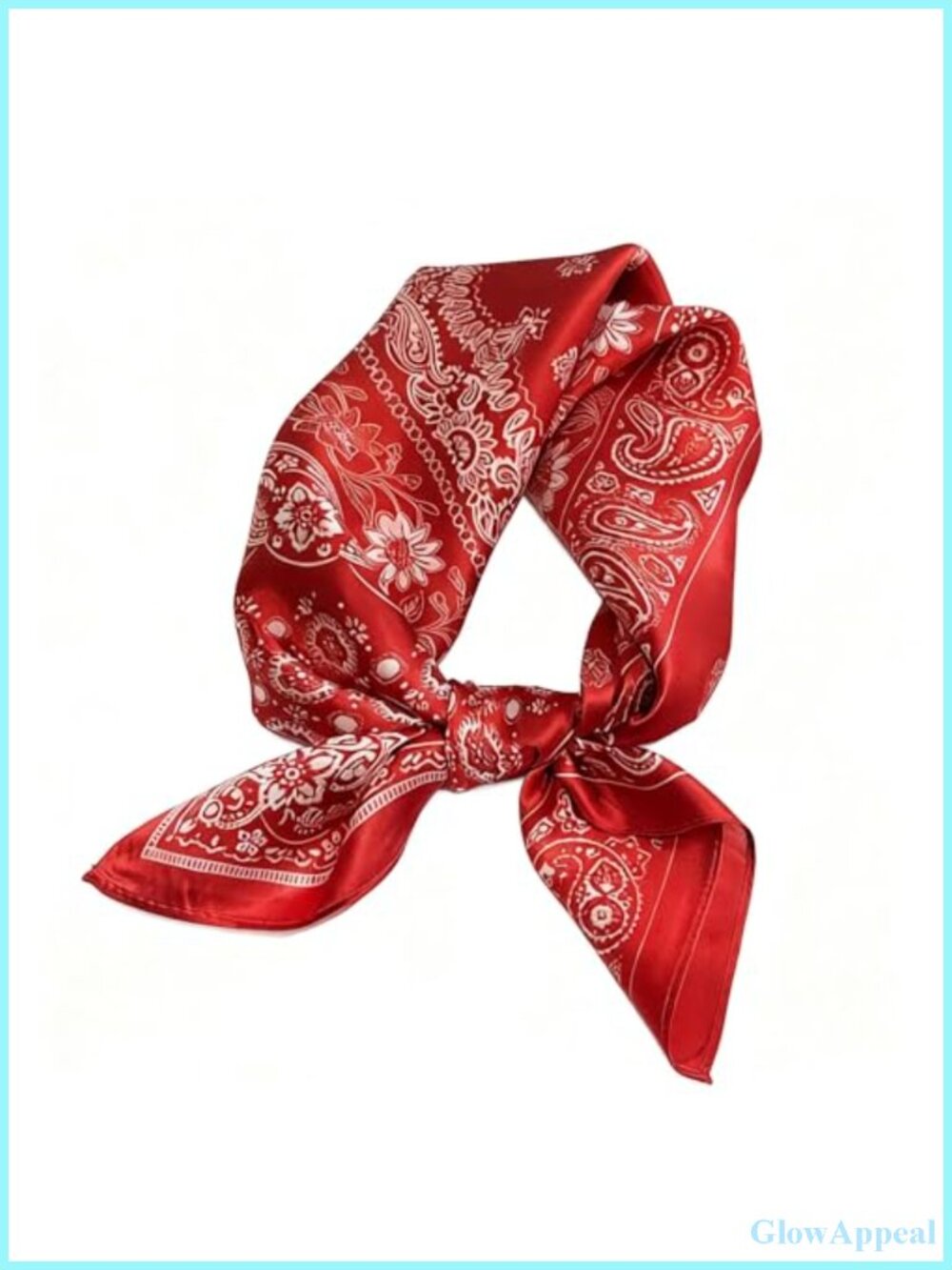 Women's Square Fashion Scarf, Lightweight Polyester, Multipurpose Bandana